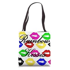 Rainbow kisses tote for sale  Delivered anywhere in USA 