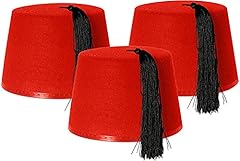 Red fez hat for sale  Delivered anywhere in UK