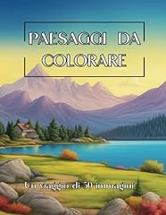 Paesaggi colorare viaggio usato  Spedito ovunque in Italia 