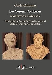 Verum cultura. poemetto usato  Spedito ovunque in Italia 