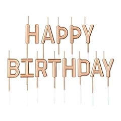 Happy birthday candles for sale  Delivered anywhere in UK