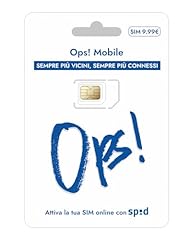 Sim card ops usato  Spedito ovunque in Italia 
