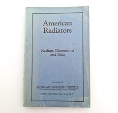American radiators ratings for sale  Delivered anywhere in USA 