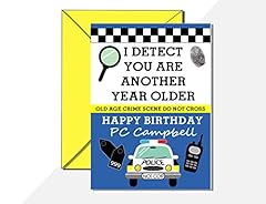 Police officer birthday for sale  Delivered anywhere in UK