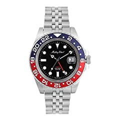 Mathey-Tissot Mathy Vintage GMT Black Dial Pepsi Bezel for sale  Delivered anywhere in USA 