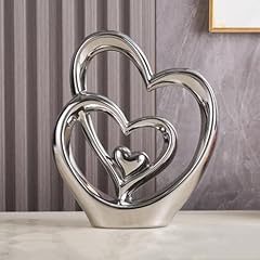 Double heart ornament for sale  Delivered anywhere in UK