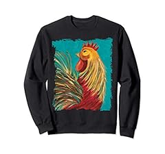 Handsome rooster sweatshirt for sale  Delivered anywhere in USA 