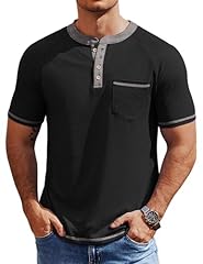 Coofandy mens henley for sale  Delivered anywhere in USA 