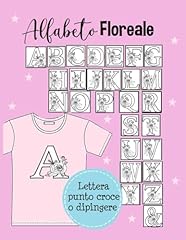 Alfabeto floreale lettera usato  Spedito ovunque in Italia 