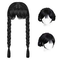 Hkyiowdp black plaited for sale  Delivered anywhere in UK