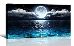 Wall art moon for sale  Delivered anywhere in USA 