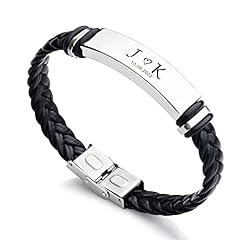 Personalised mens bracelet for sale  Delivered anywhere in UK