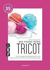 Fiches mémo tricot d'occasion  Livré partout en France
