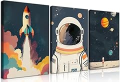 3pcs astronaut wall for sale  Delivered anywhere in USA 