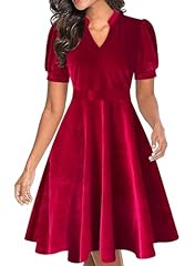Red velvet dress for sale  Delivered anywhere in USA 
