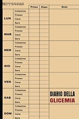 Diario della glicemia usato  Spedito ovunque in Italia 