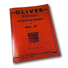 Used, Oliver Cletrac Bd Crawler Tractor Instruction Manual for sale  Delivered anywhere in USA 
