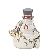 Fitz and Floyd Mistletoe Merriment Snowman Cookie Jar, for sale  Delivered anywhere in USA 