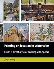 Painting location watercolor for sale  Delivered anywhere in USA 