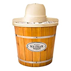Nostalgia Electric Ice Cream Maker, Old Fashioned Bucket for sale  Delivered anywhere in Canada