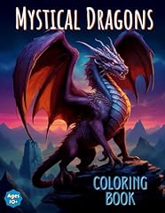 Mystical dragons coloring for sale  Delivered anywhere in UK