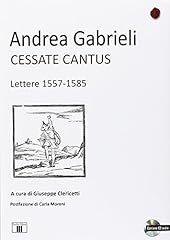 Cessate cantus. lettere usato  Spedito ovunque in Italia 