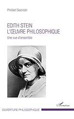 Edith stein. oeuvre d'occasion  Livré partout en France