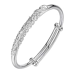 Manmaning silver bracelet for sale  Delivered anywhere in UK