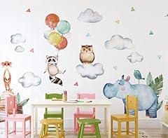 Watercolor animal wall for sale  Delivered anywhere in USA 