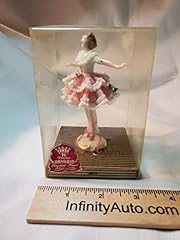 German Dresden Lace Porcelain Figurine Ballerina Finale for sale  Delivered anywhere in Canada
