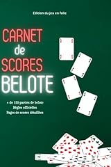 Carnet scores belote d'occasion  Livré partout en France