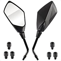 Used, Evermotor Universal Motorcycle Rearview Mirror Set for sale  Delivered anywhere in UK