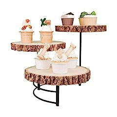 Wooden cake stands for sale  Delivered anywhere in UK