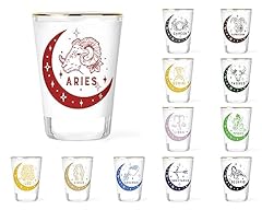 Zodiac shot glasses for sale  Delivered anywhere in USA 
