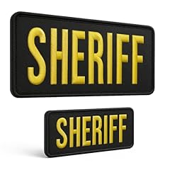 Embroidered yellow sheriff for sale  Delivered anywhere in USA 