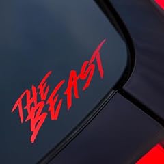 Beast car sticker for sale  Delivered anywhere in UK