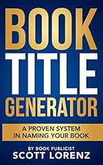 Book title generator for sale  Delivered anywhere in USA 