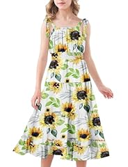 Girl sunflower dress for sale  Delivered anywhere in USA 