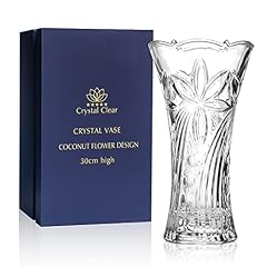 Crystal vase 30cm for sale  Delivered anywhere in UK
