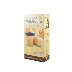 Scharfesgelb waffelbecher stü gebraucht kaufen  Wird an jeden Ort in Deutschland