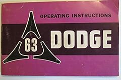 1963 dodge owners for sale  Delivered anywhere in USA 