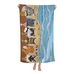 Cat beach towel for sale  Delivered anywhere in USA 