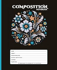 Floral composition notebook gebraucht kaufen  Wird an jeden Ort in Deutschland