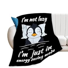 Penguin throw blanket for sale  Delivered anywhere in USA 
