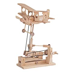 Used, TIMBERKITS Automata Aircraft Bi-Plane Mechanical Wooden for sale  Delivered anywhere in UK