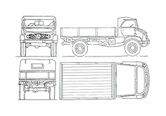 Photo blueprint unimog for sale  Delivered anywhere in UK