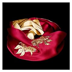 Embroidery silk scarf for sale  Delivered anywhere in UK