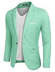 Coofandy green blazer for sale  Delivered anywhere in USA 