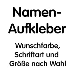 Namensaufkleber gestalten schr gebraucht kaufen  Wird an jeden Ort in Deutschland