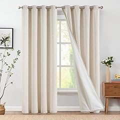 Jinchan linen beige for sale  Delivered anywhere in USA 